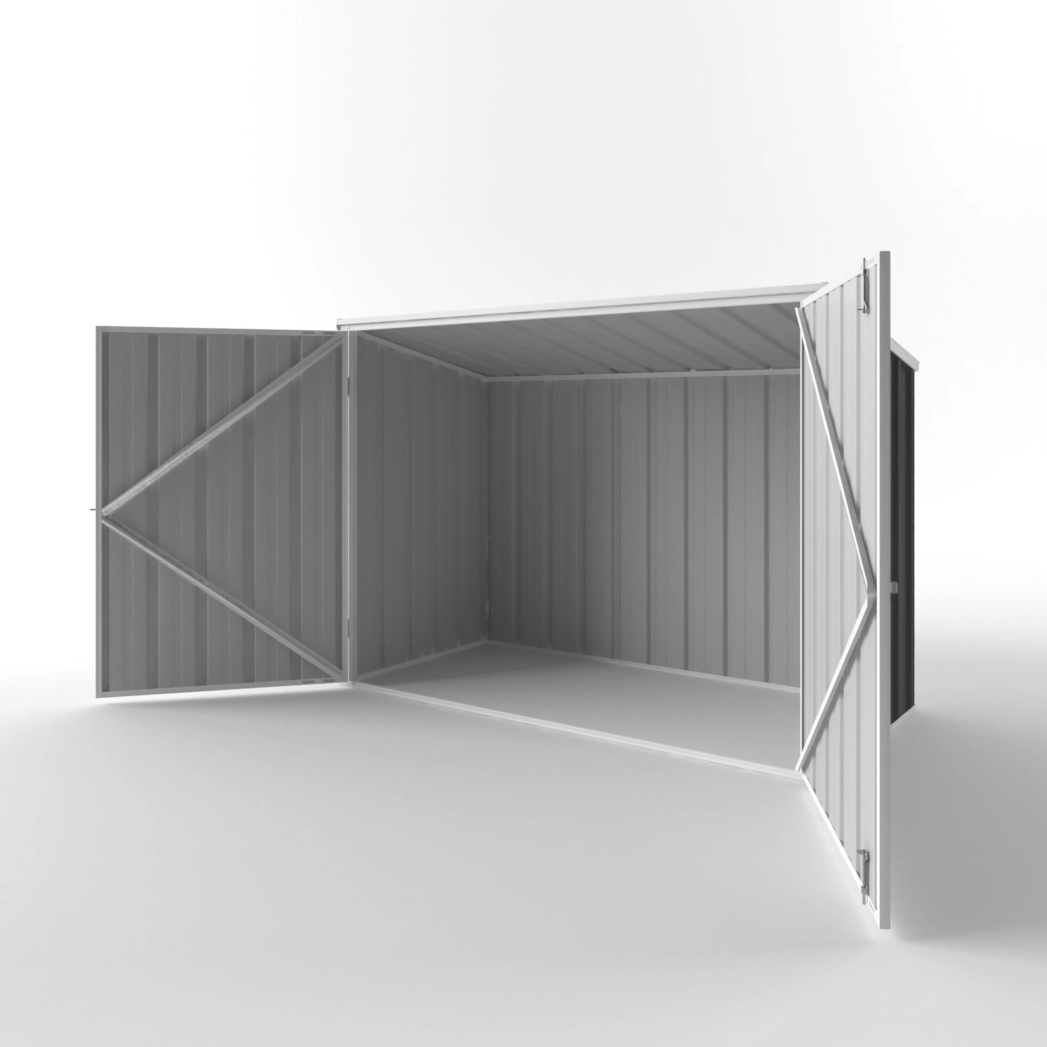 2.08m x 0.97m Wheelie Bin Storage Shed - Image 14