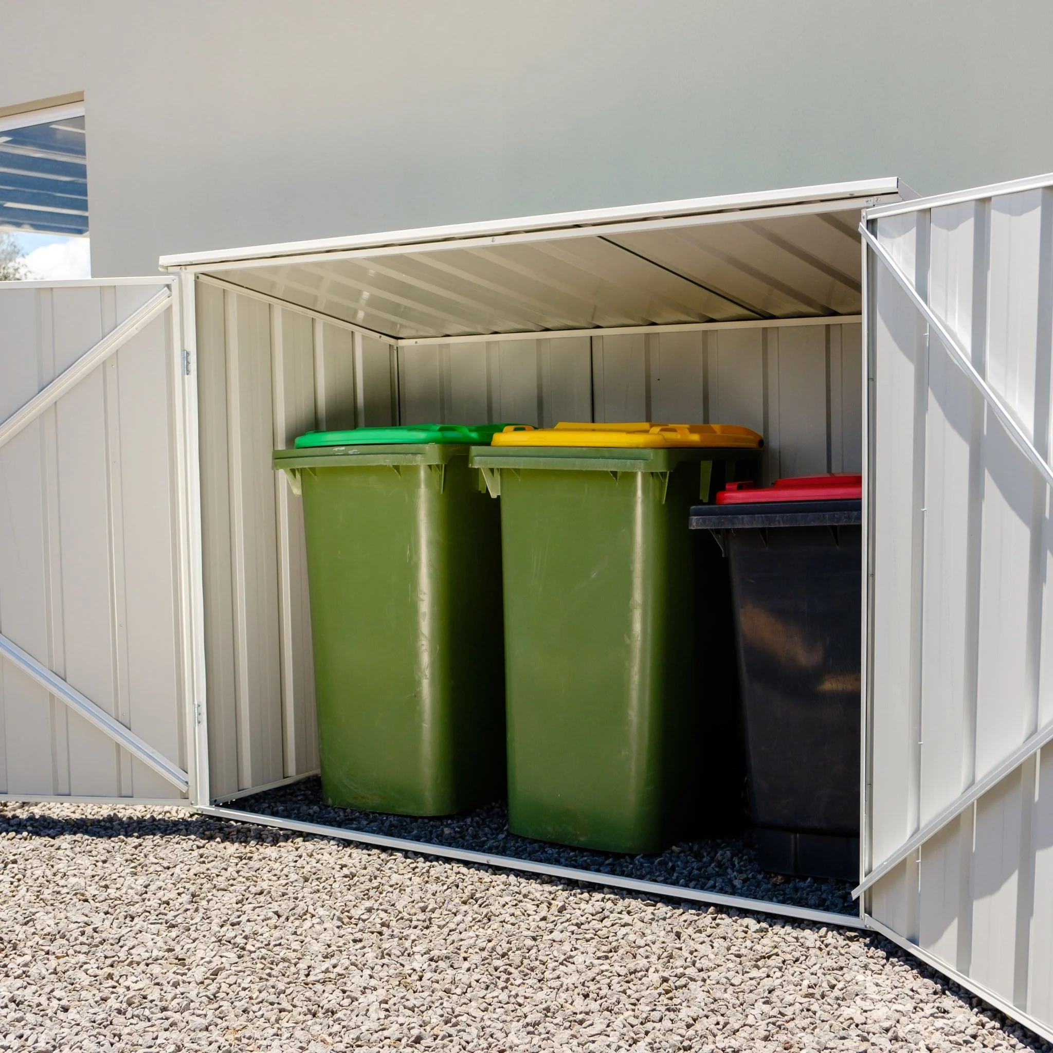 2.08m x 0.97m Wheelie Bin Storage Shed - Image 15