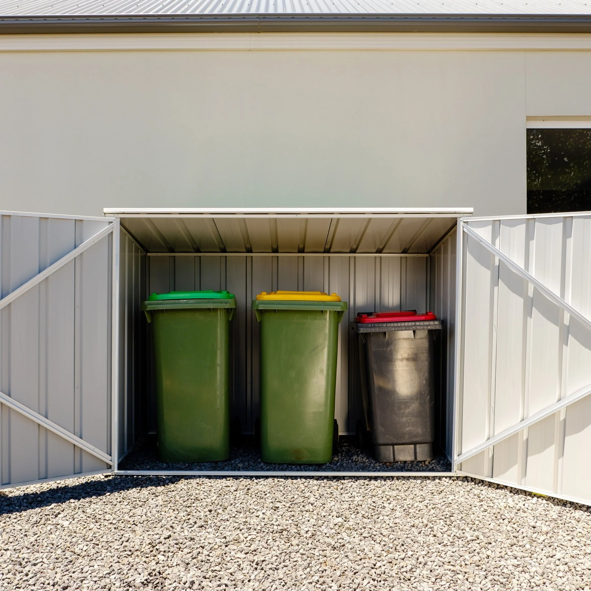 2.08m x 0.97m Wheelie Bin Storage Shed - Image 17
