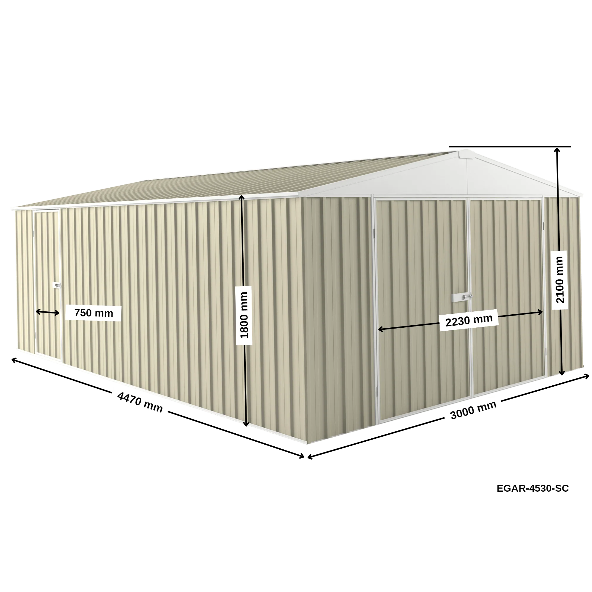 3m x 4.5m Garage Shed - Image 26