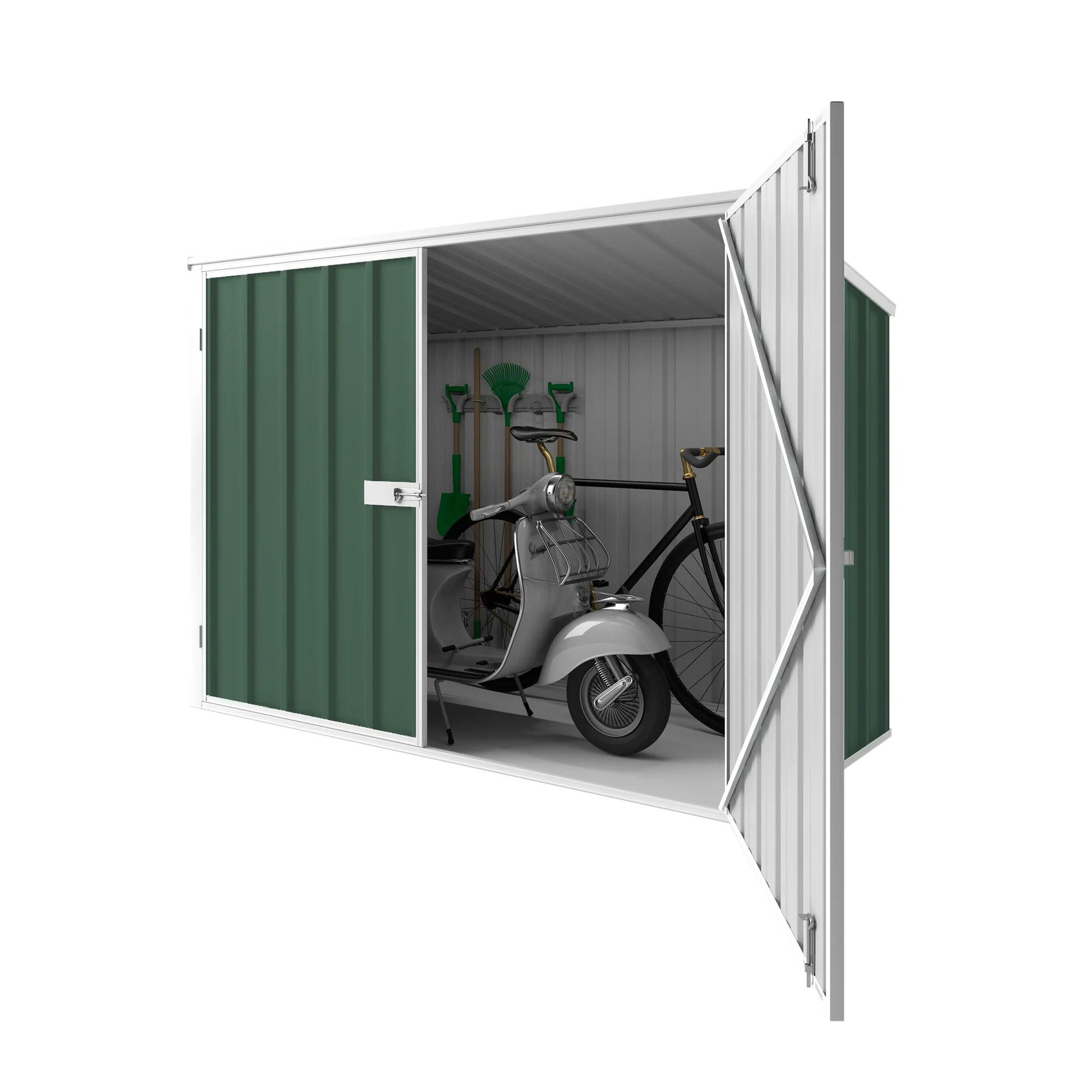 2.08m x 0.97m Garden Locker Shed - Image 11