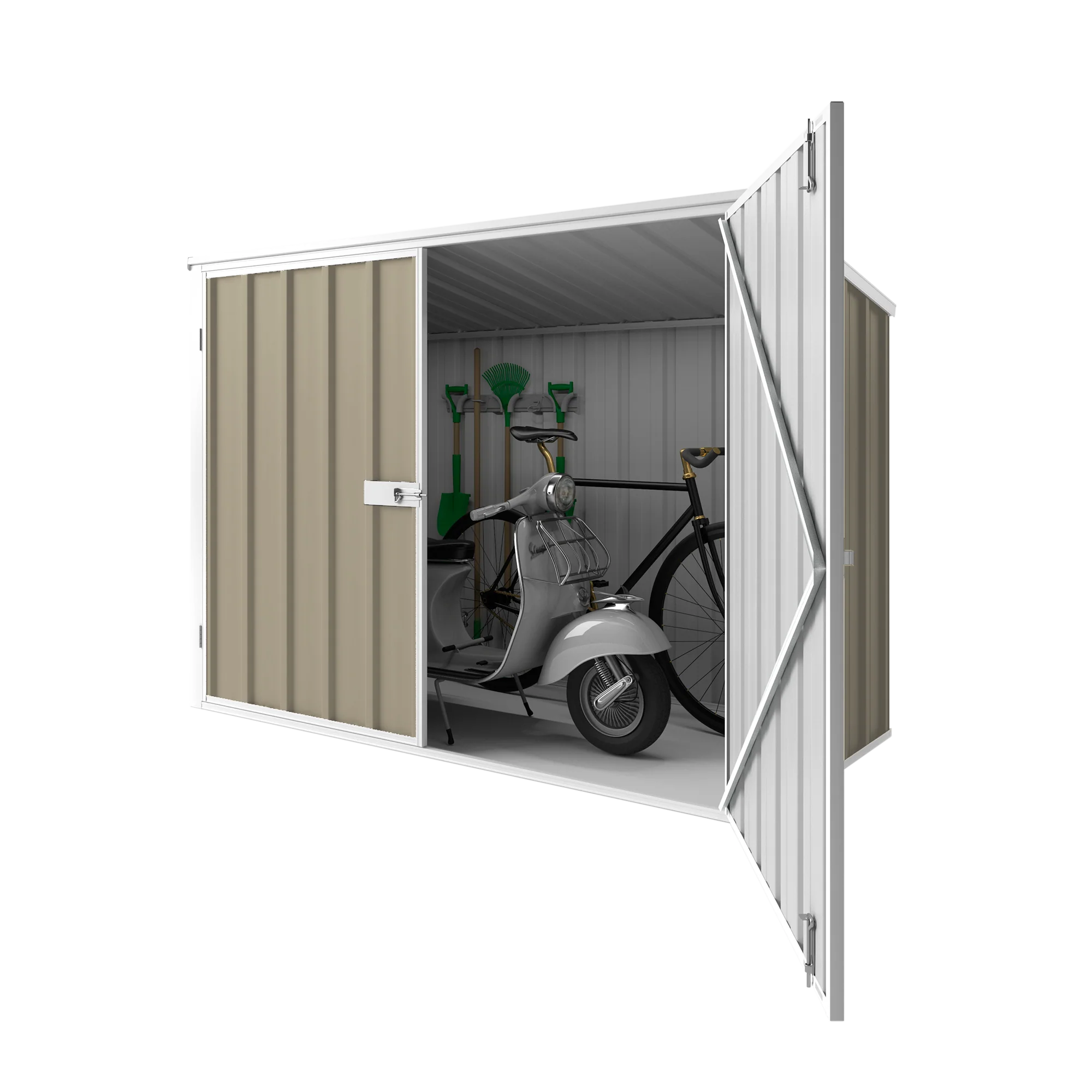 2.08m x 0.97m Garden Locker Shed - Image 12