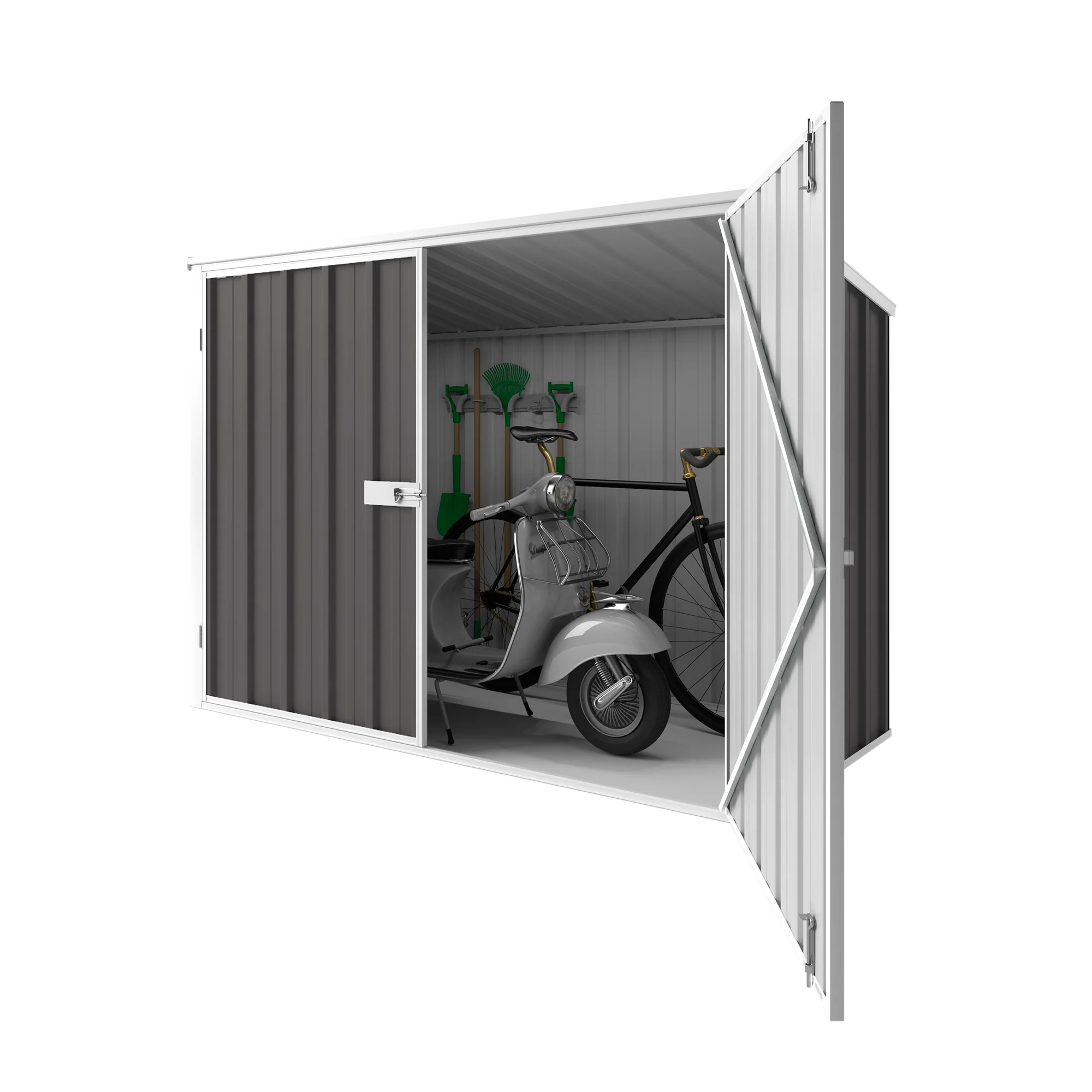 2.08m x 0.97m Garden Locker Shed - Image 4