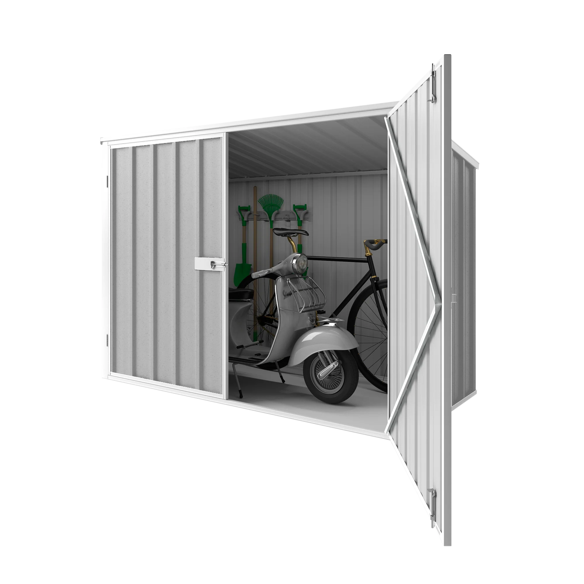 2.08m x 0.97m Garden Locker Shed - Image 5