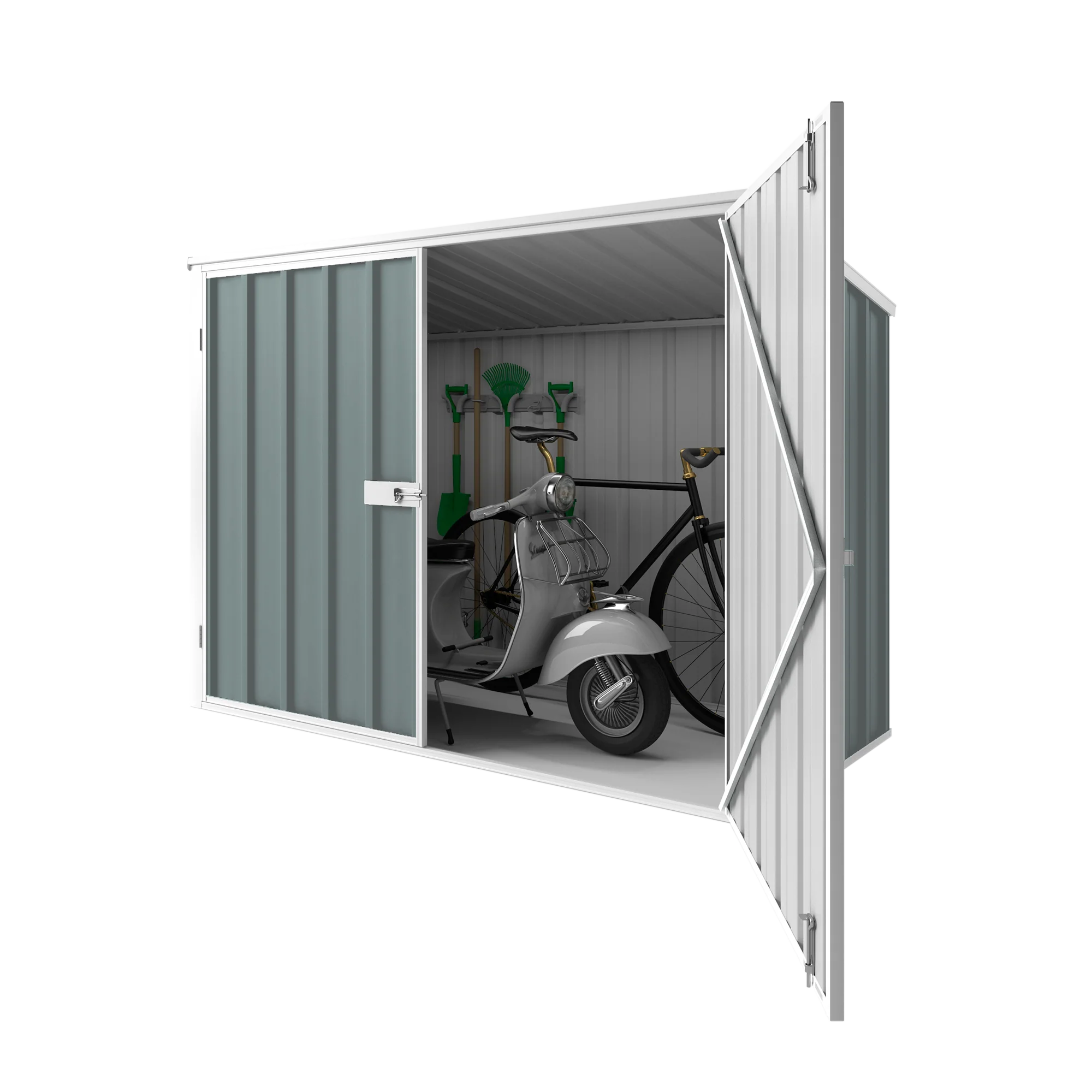 2.08m x 0.97m Garden Locker Shed - Image 7