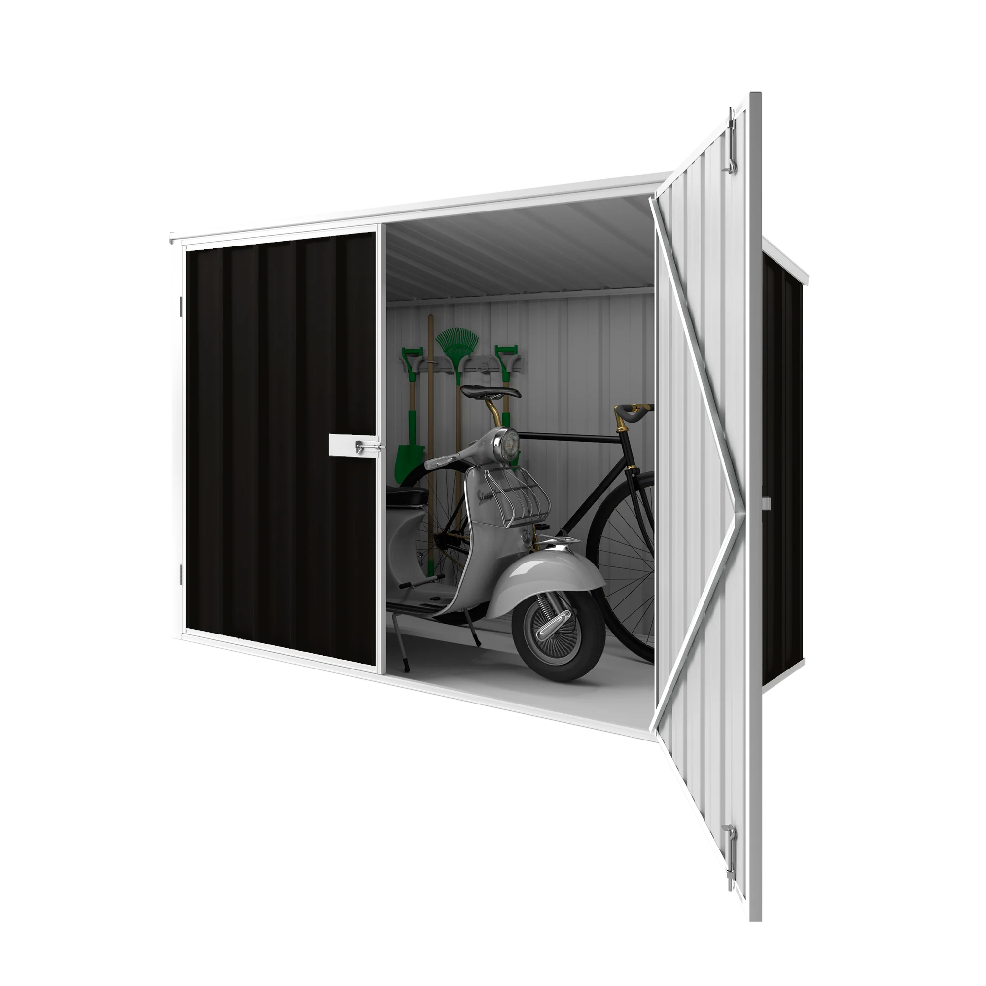 2.08m x 0.97m Garden Locker Shed - Image 8