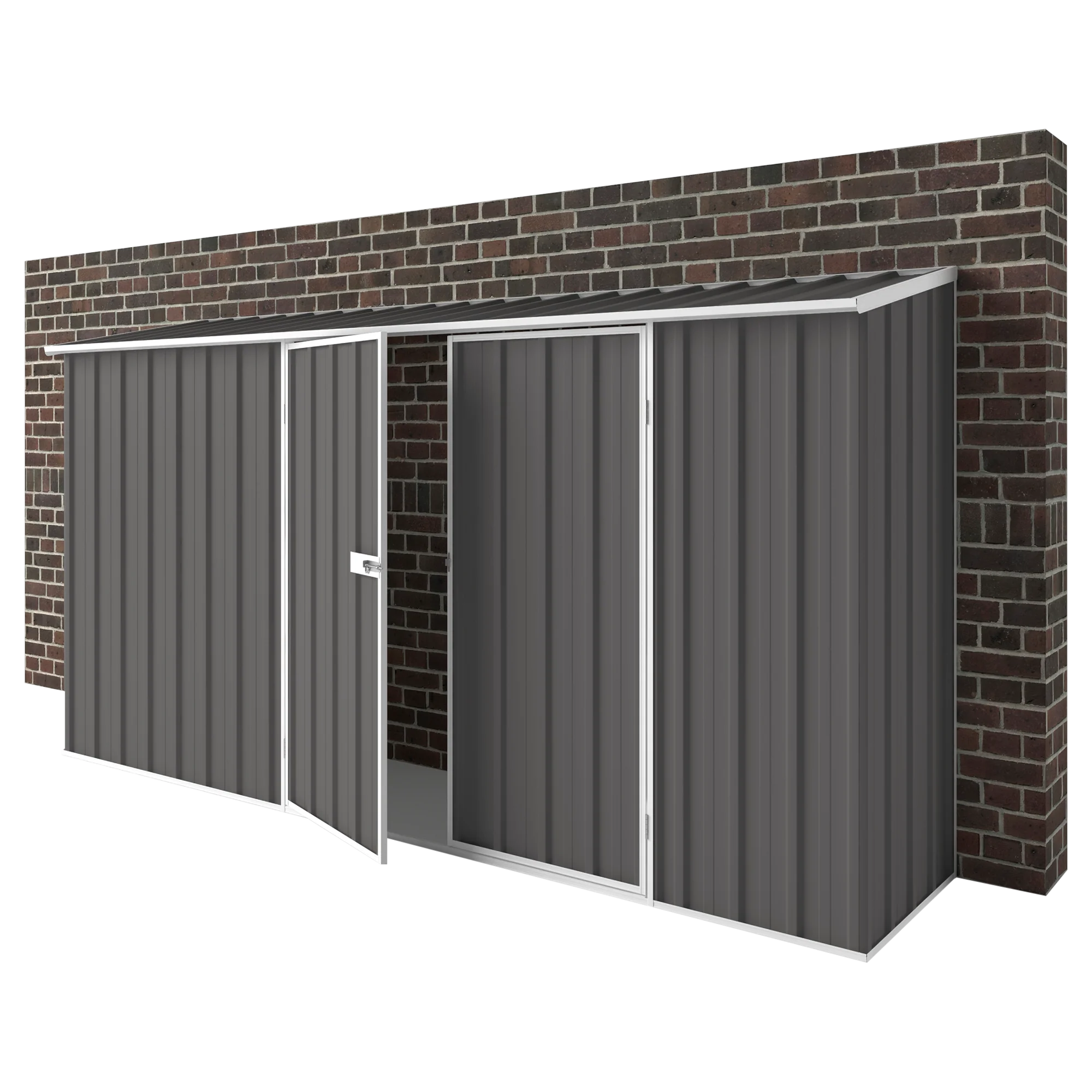 3.75m x 0.78m Off The Wall Garden Shed