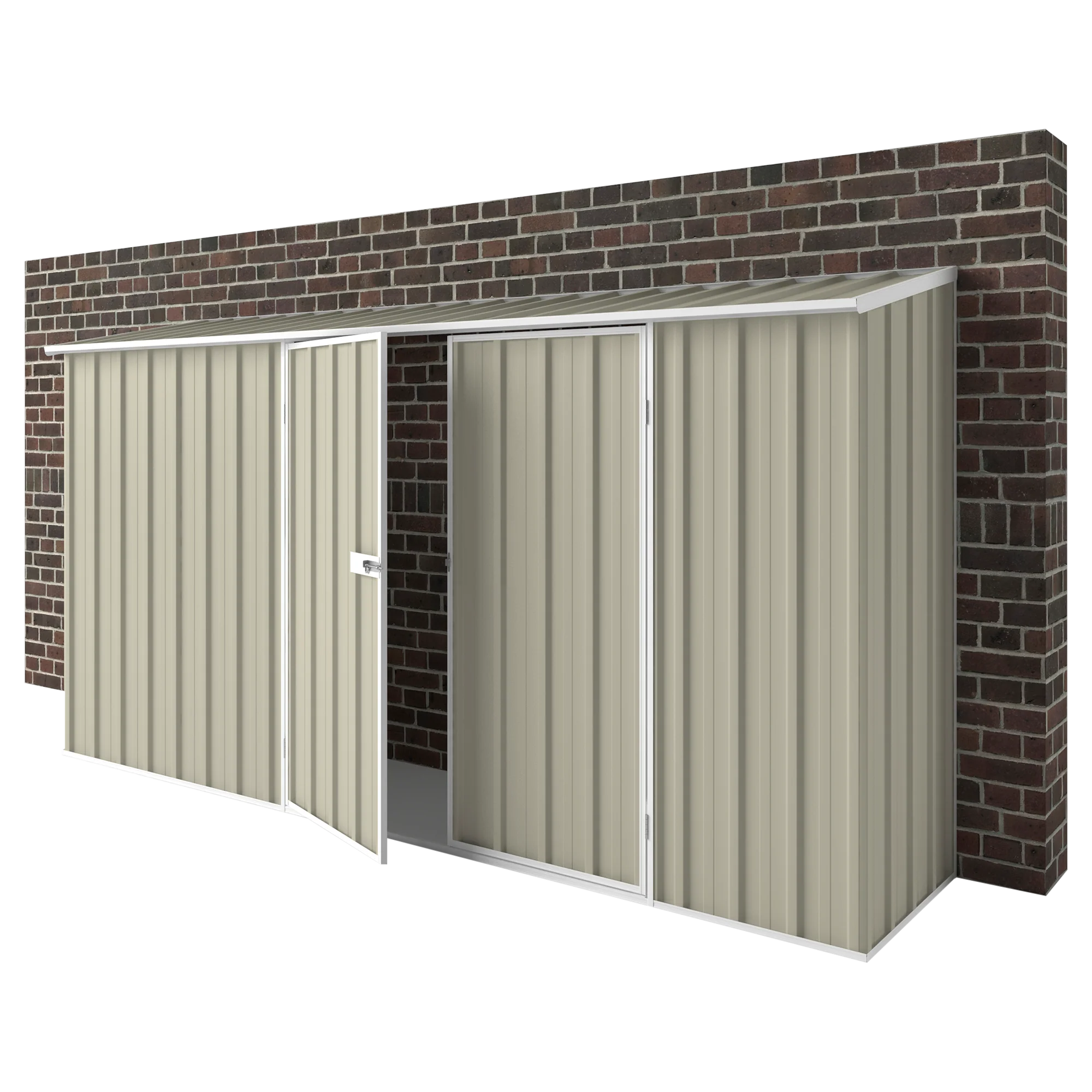 3.75m x 0.78m Off The Wall Garden Shed - Image 10
