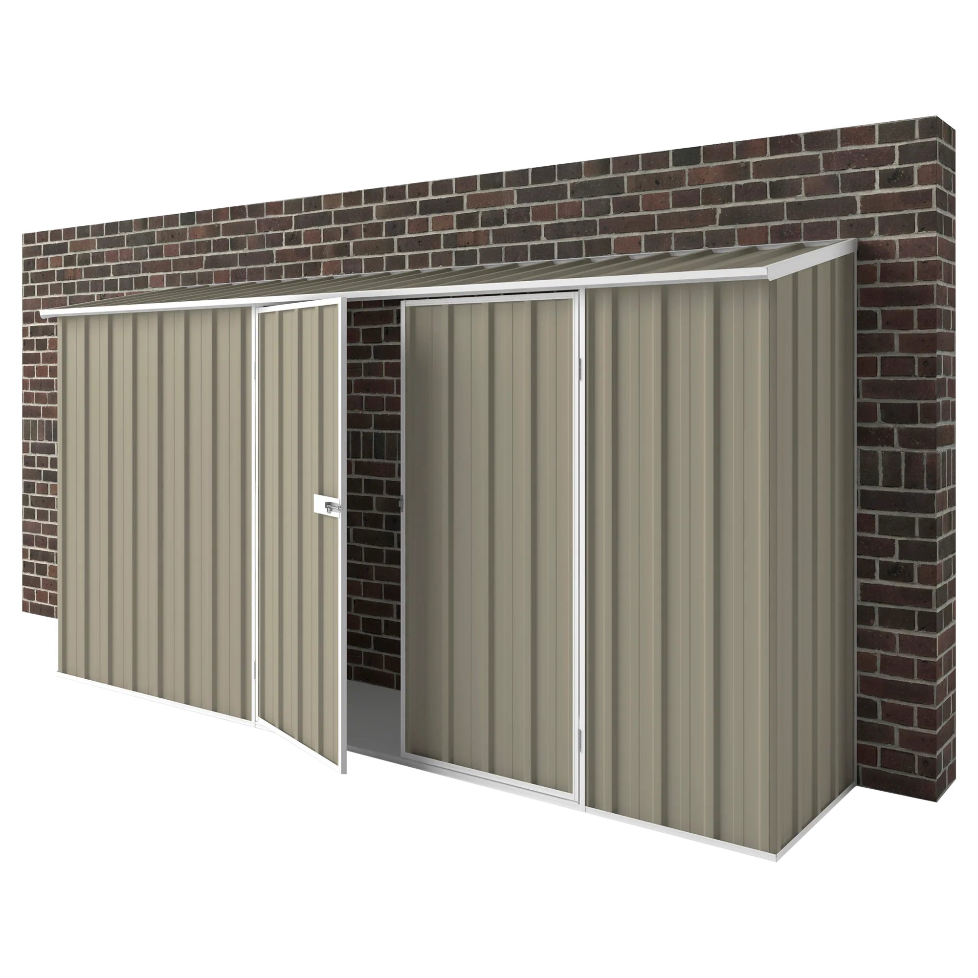 3.75m x 0.78m Off The Wall Garden Shed - Image 12
