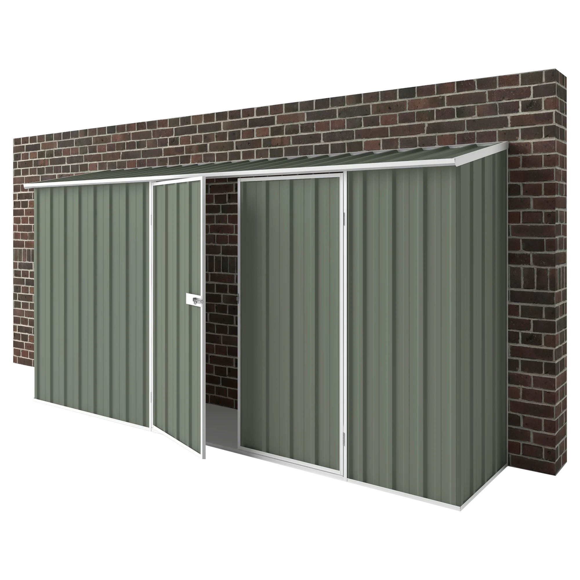 3.75m x 0.78m Off The Wall Garden Shed - Image 2