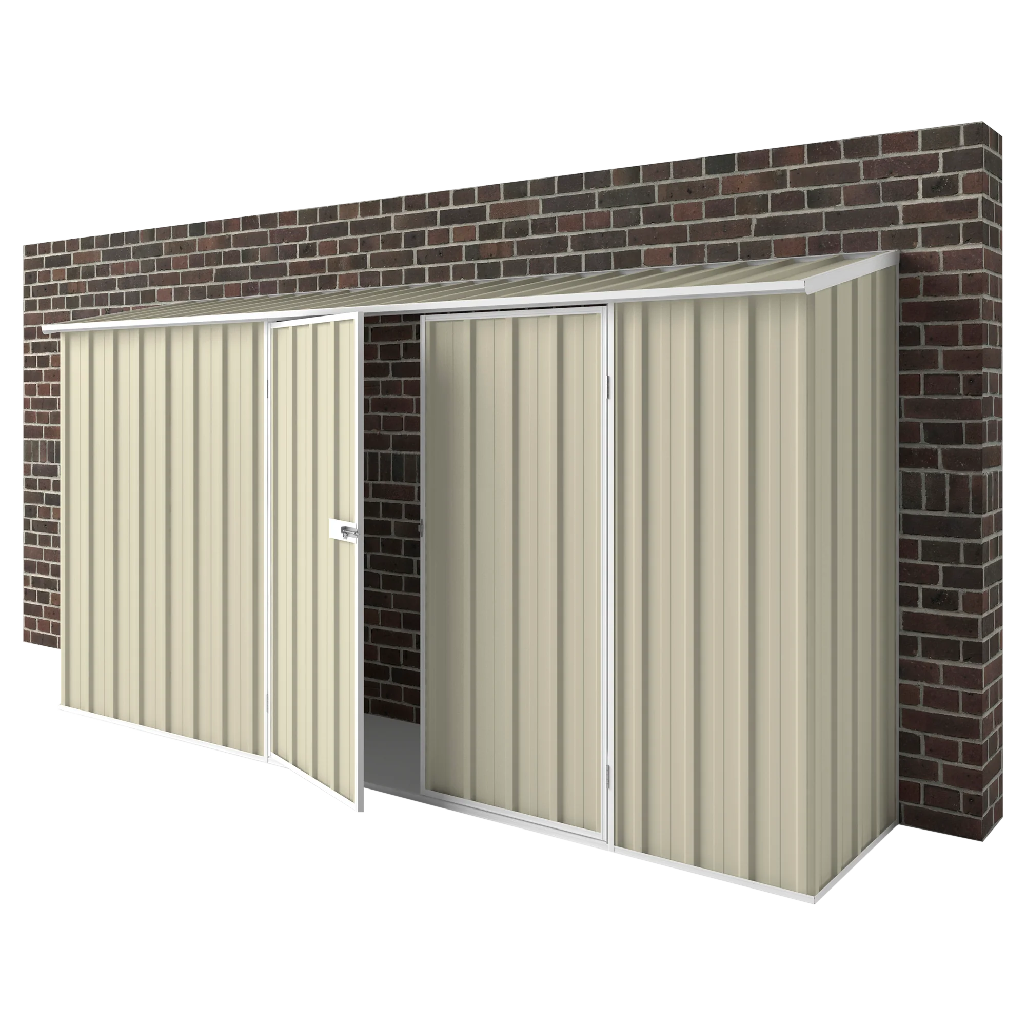 3.75m x 0.78m Off The Wall Garden Shed - Image 3