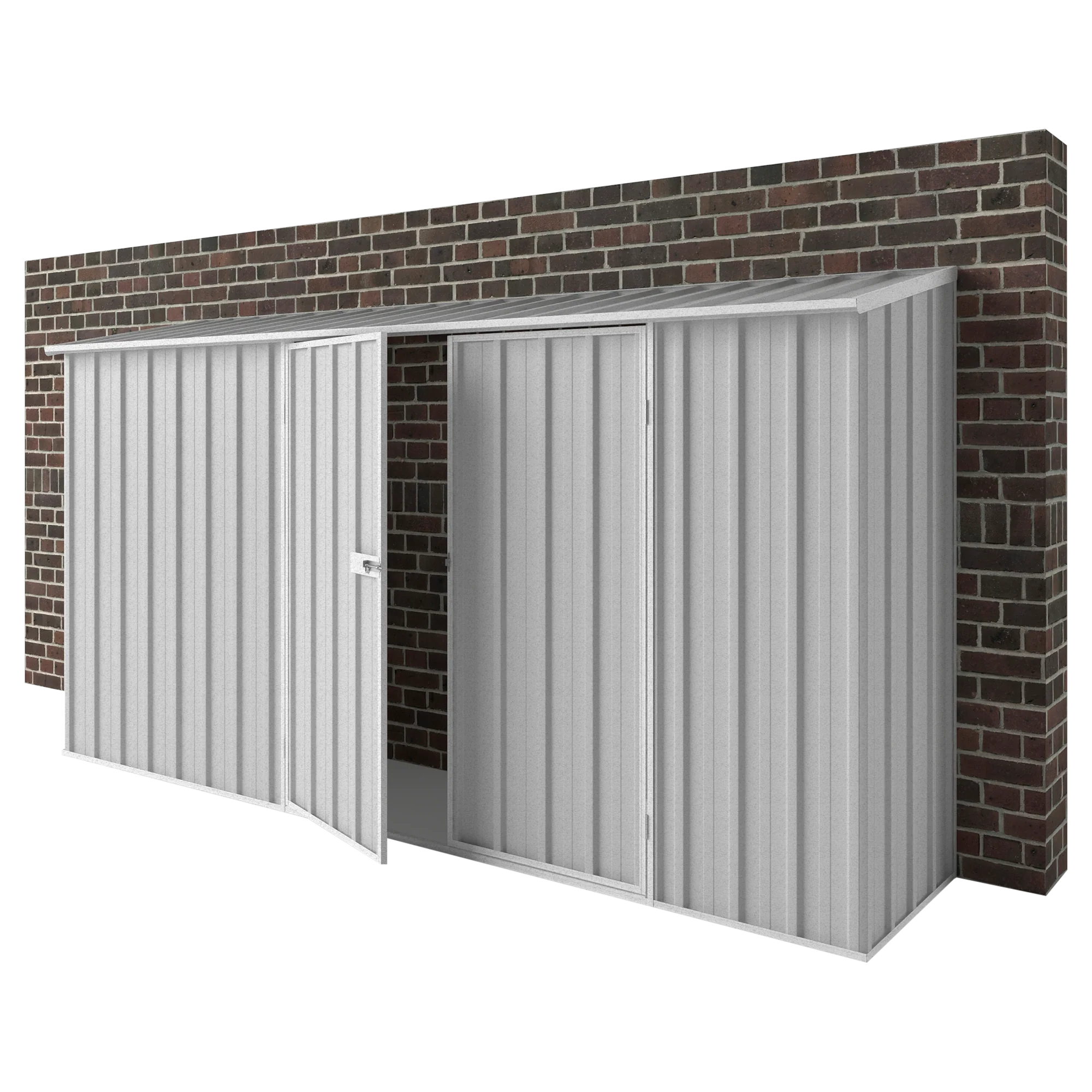 3.75m x 0.78m Off The Wall Garden Shed - Image 6