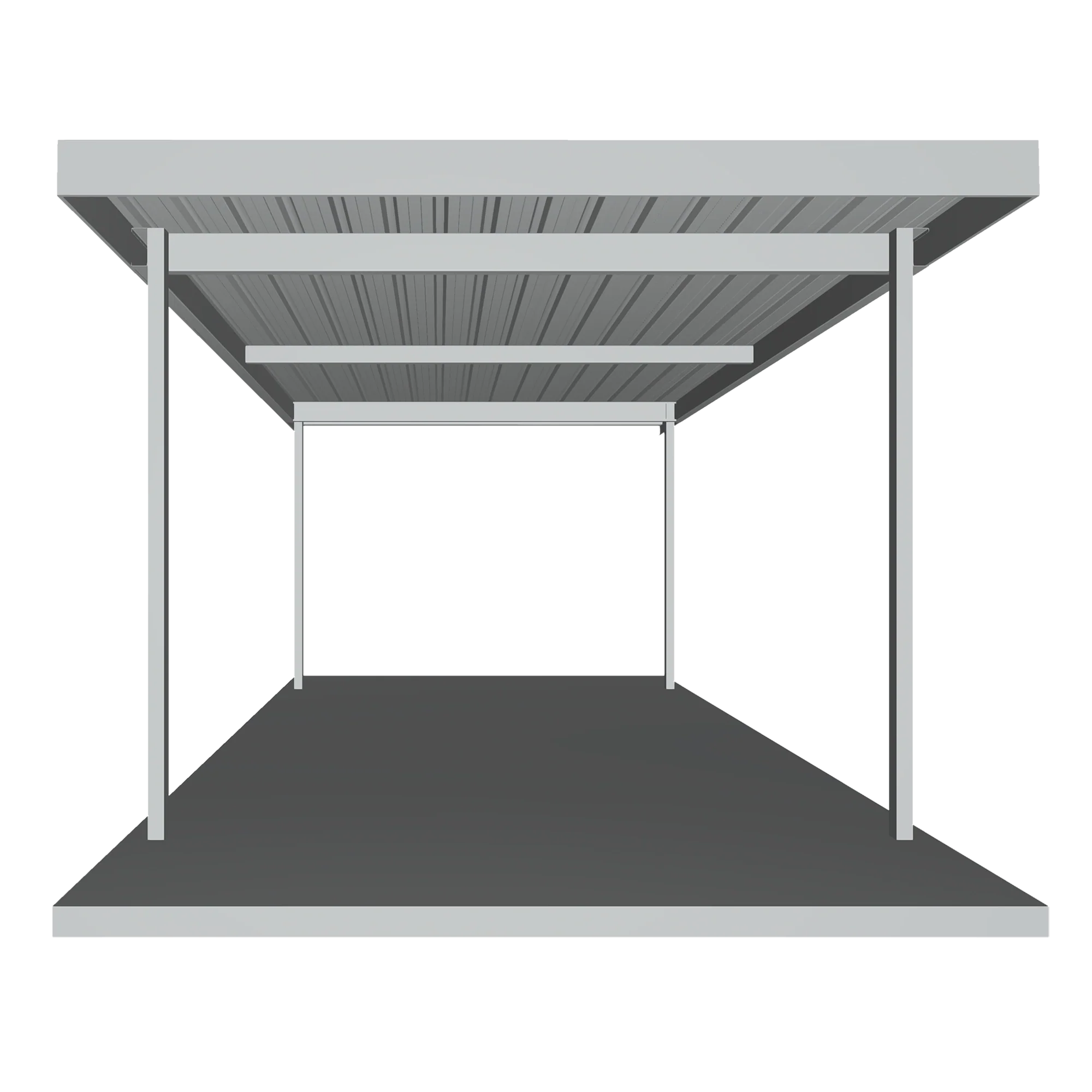 5.5m x 3.1m Carport - Zinc - Image 13