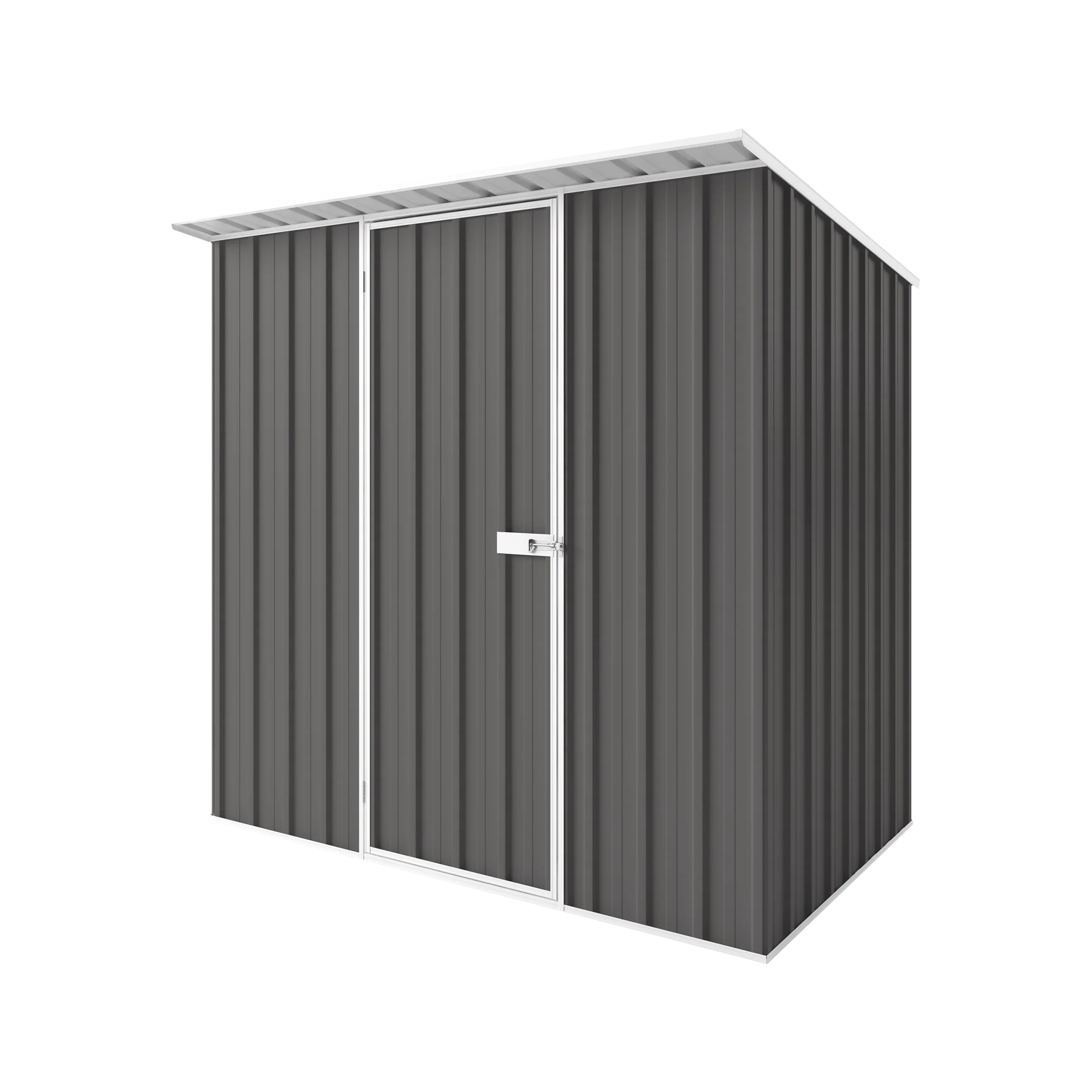 2.25m x 1.5m x 2.1m Skillion Roof Garden Shed