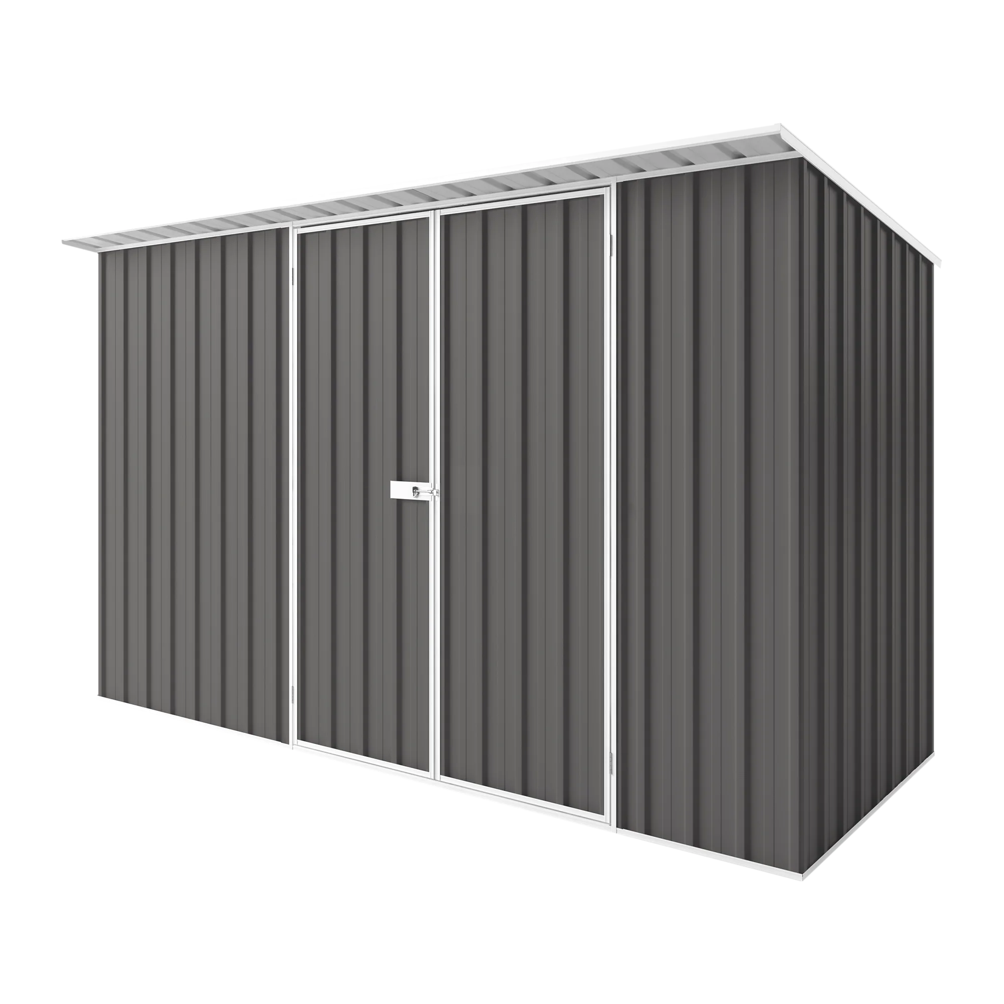3.75m x 1.5m x 2.1m Skillion Roof Garden Shed