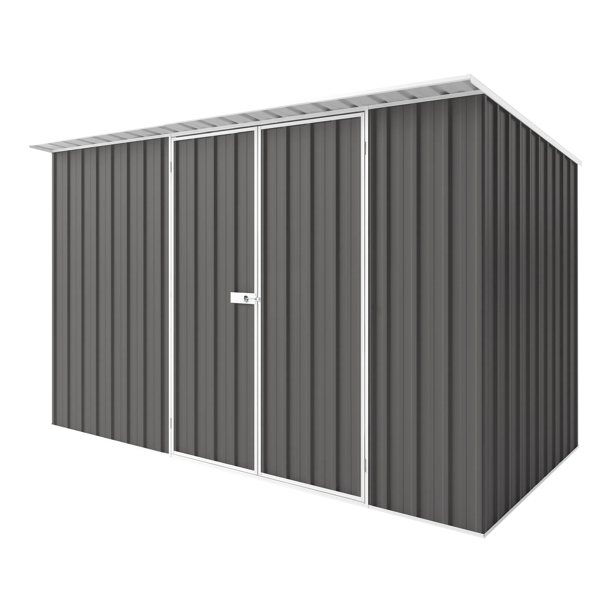 3.75m x 1.9m x 2.1m Skillion Roof Garden Shed